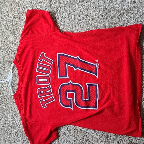 Mike Trout Los Angeles Angels MLB T-Shirt Jersey - Picture 2 of 2